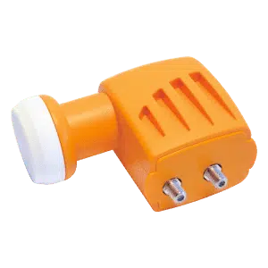 Orange asthma inhaler spacer device