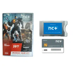 NC+ TV module and card packaging.