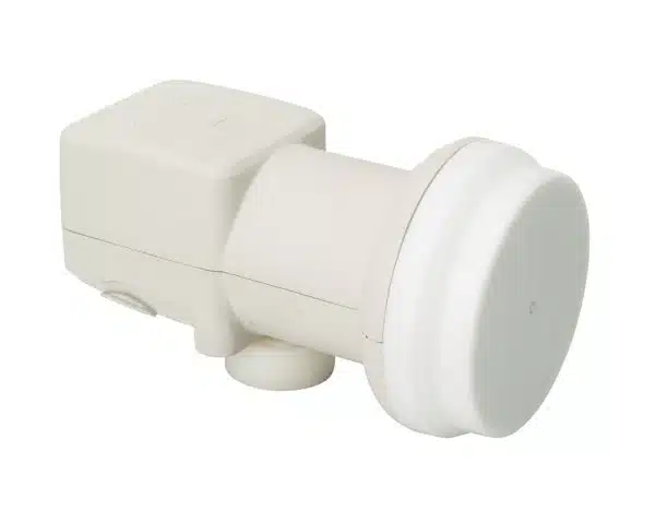Beige air conditioning sensor on white background.