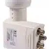 Outdoor weather sensor with three connectors.