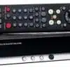 Samsung DVD player with remote control.