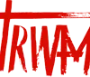 Red TRWAM logo with Christian cross