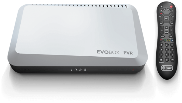 EVOBOX PVR cable box with remote control