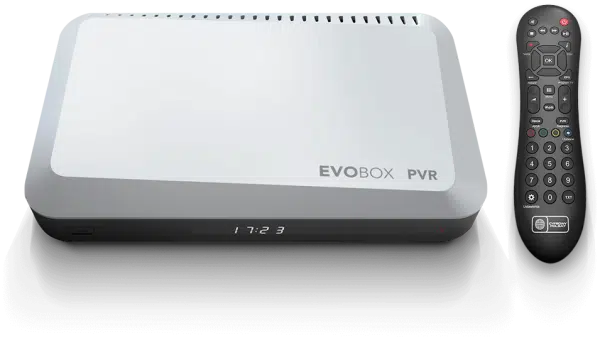 EVOBOX PVR cable box with remote control