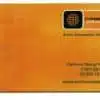 Orange customer service card from Cyfrowy Polsat.