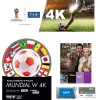 Collage of 4K World Cup soccer broadcast adverts.