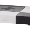 Retro-style gaming console on white background.