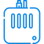 Icon of a battery charging at 1000mAh.