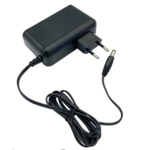Black AC power adapter with cord.