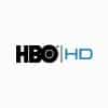 HBO HD channel logo on white background.