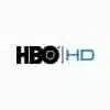 HBO HD channel logo on white background.