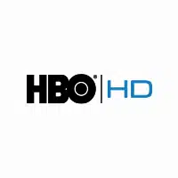 HBO HD channel logo on white background.