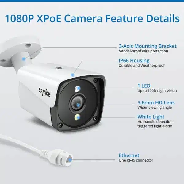 1080P security camera with features listed.